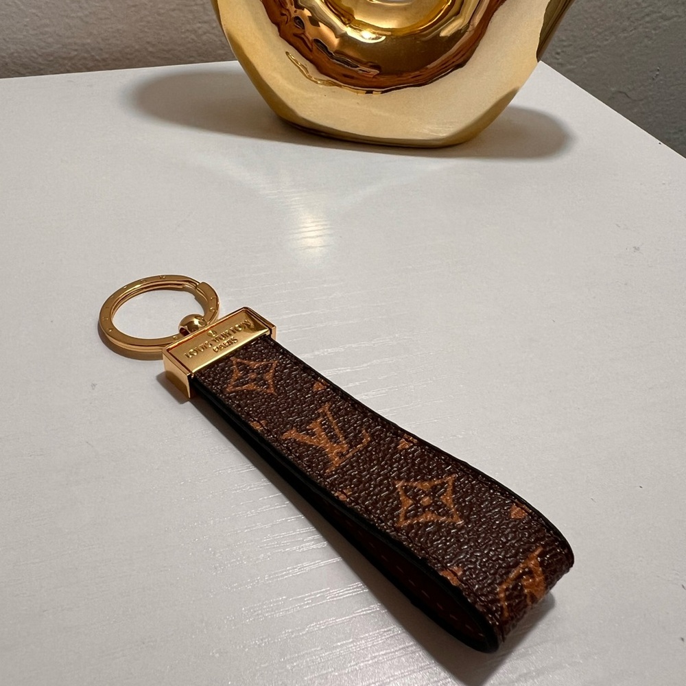 Louis Vuitton Brown Monogram Leather Strap